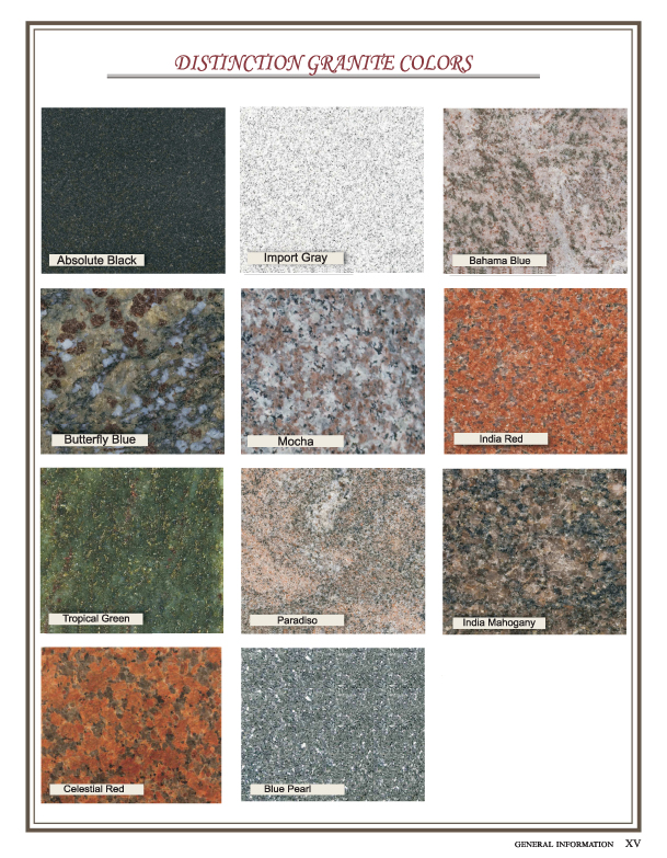 Granite - Star Distinction Color Option 