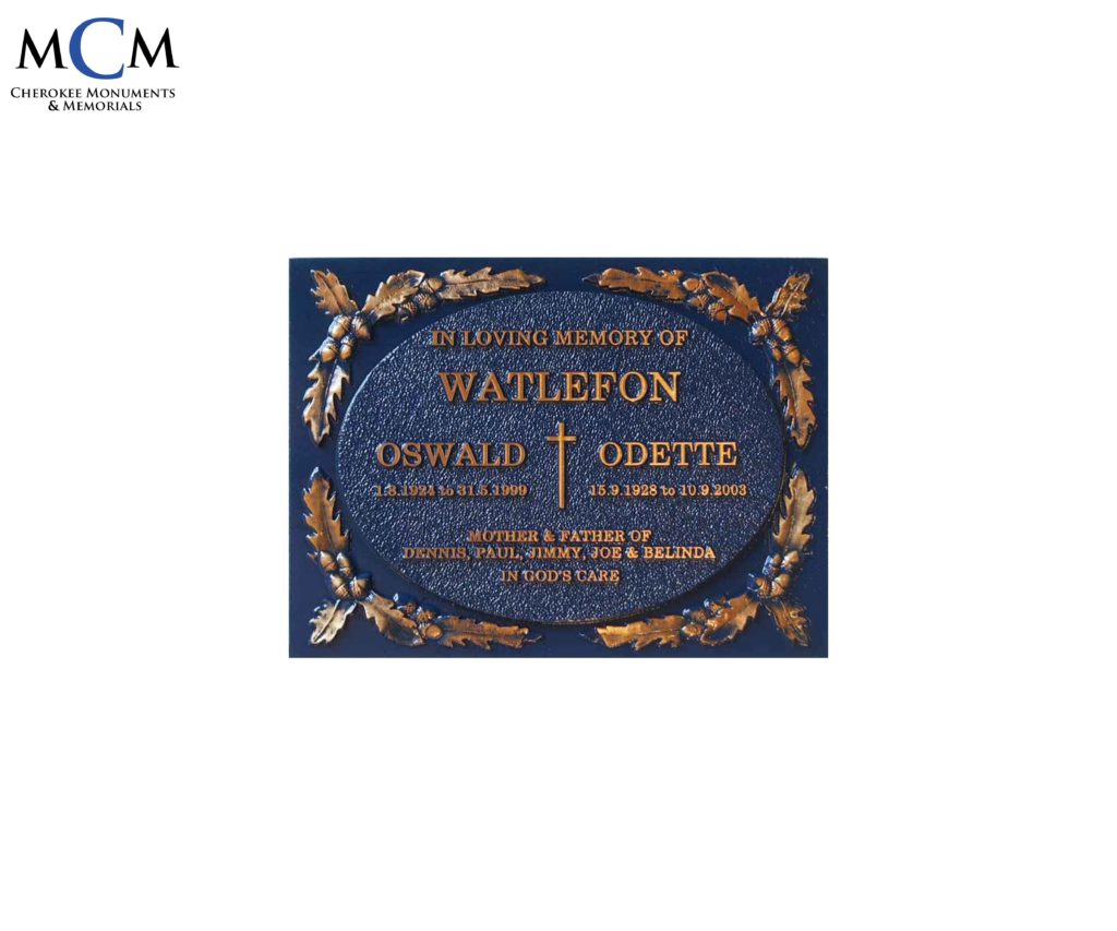 Bronze Garden Plaques Cherokee Monuments & Memorials