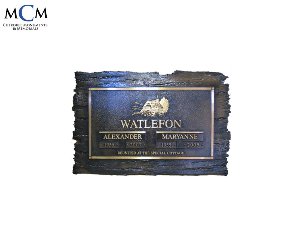 Bronze Garden Plaques Cherokee Monuments & Memorials